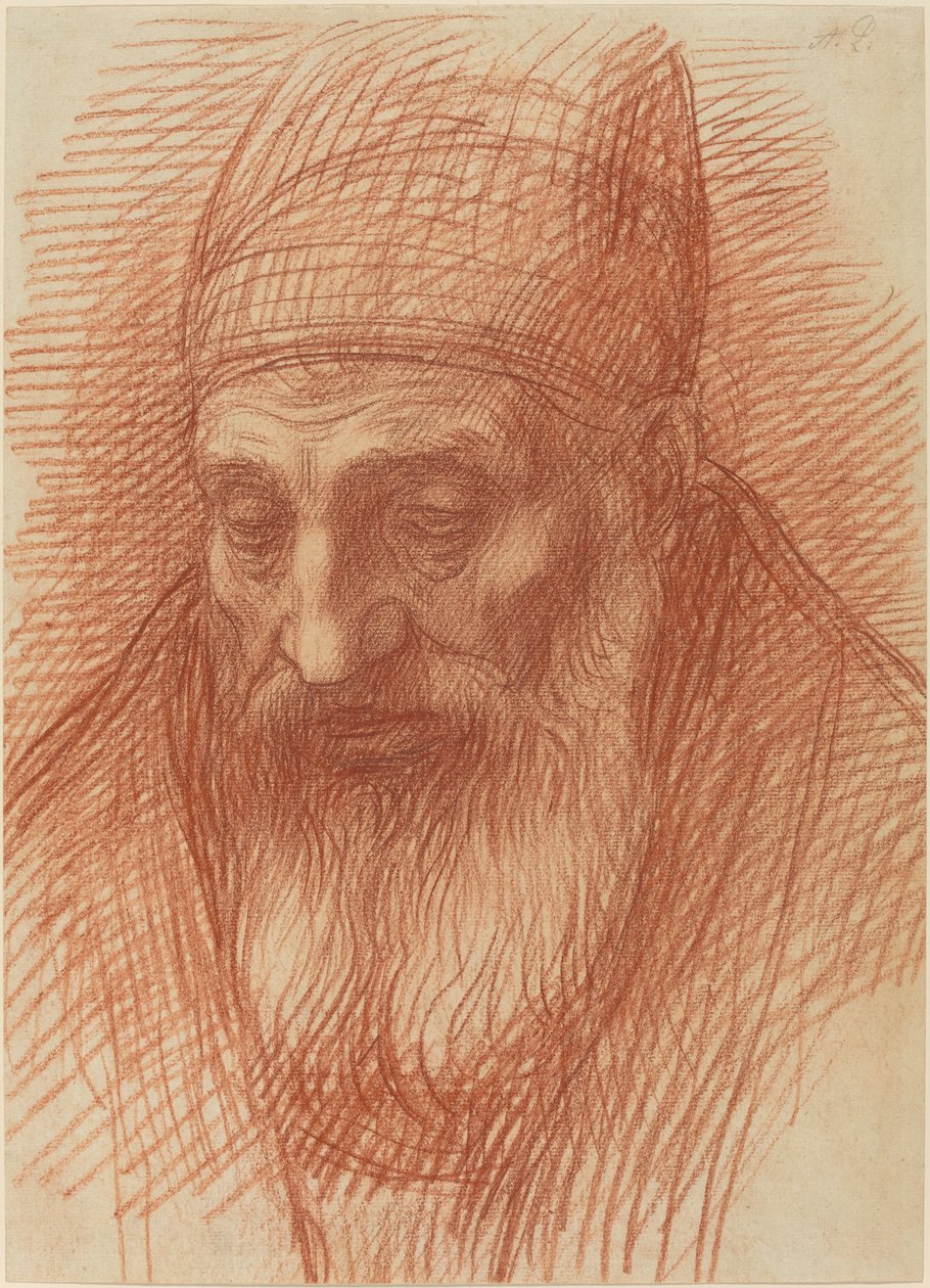 牧师的头 作者 阿方斯·莱格罗斯（Alphonse Legros）