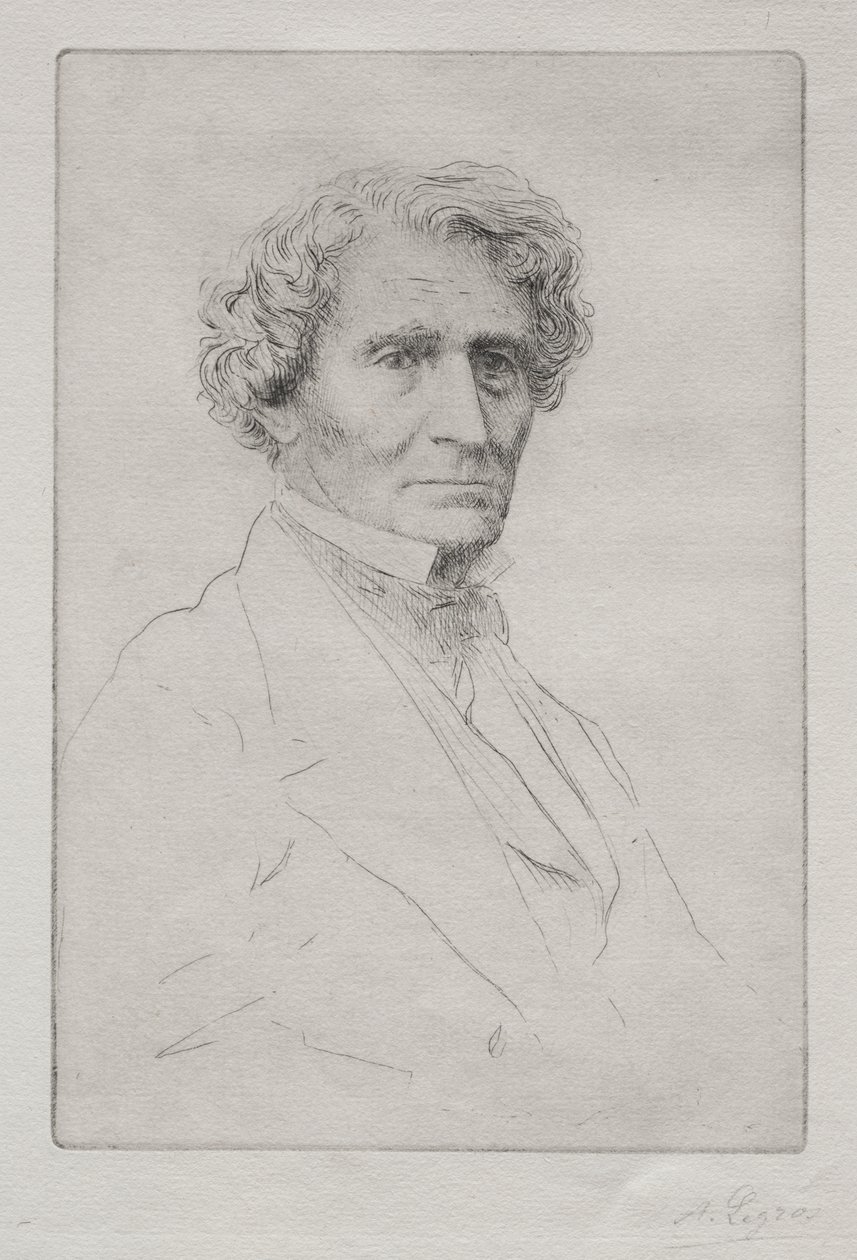 埃克托-柏辽兹 作者 阿方斯·莱格罗斯（Alphonse Legros）