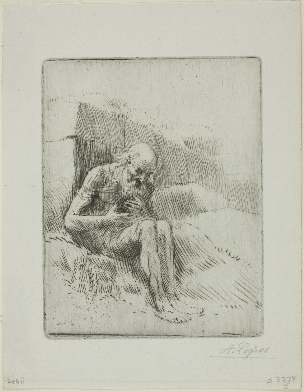 工作，第二板 作者 阿方斯·莱格罗斯（Alphonse Legros）