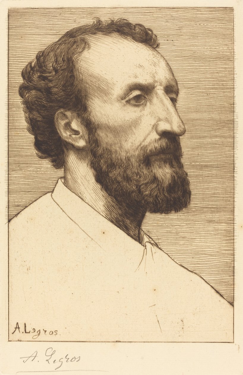 朱尔斯-达鲁，第二盘。 作者 阿方斯·莱格罗斯（Alphonse Legros）