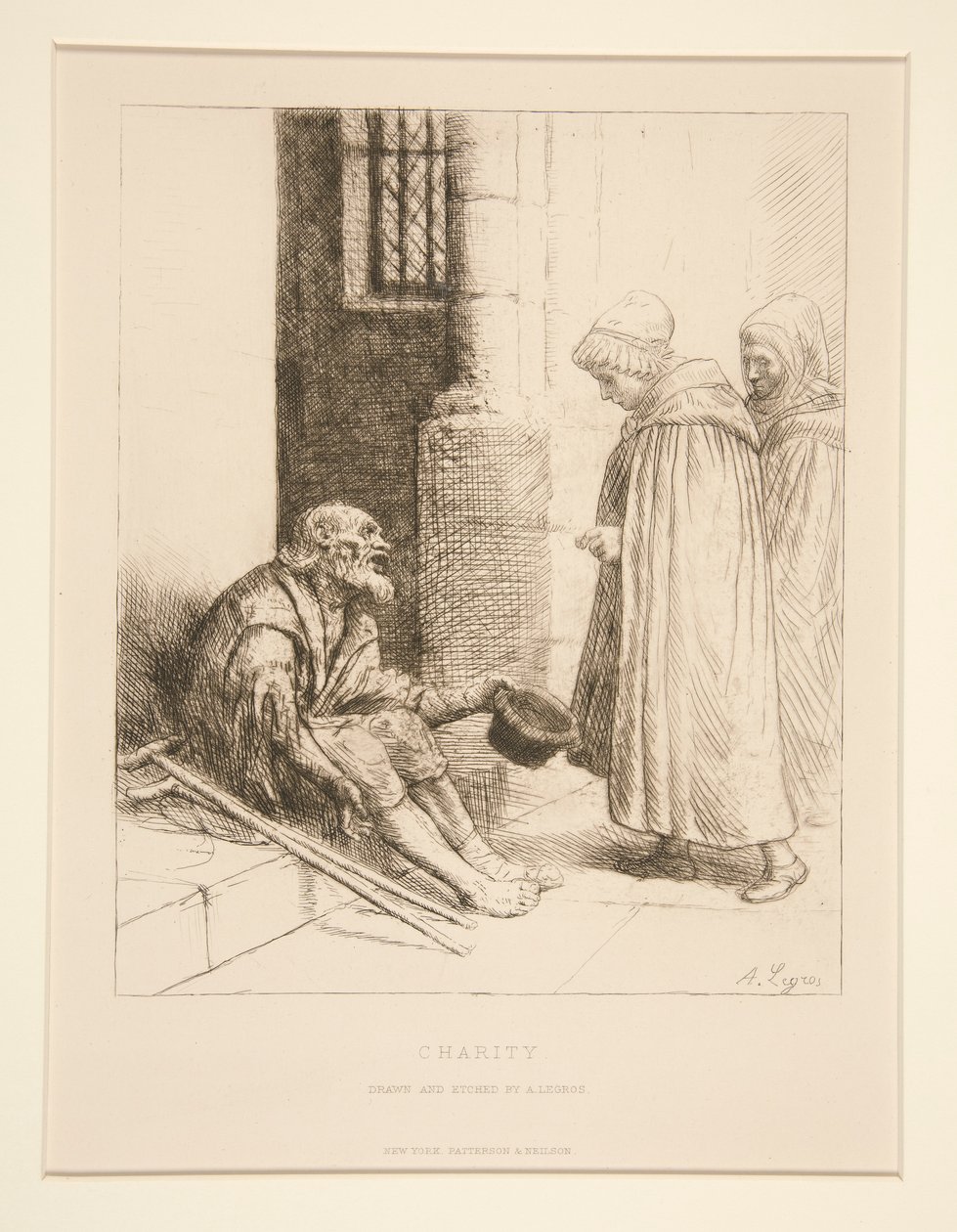 La Charite（慈善） 作者 阿方斯·莱格罗斯（Alphonse Legros）