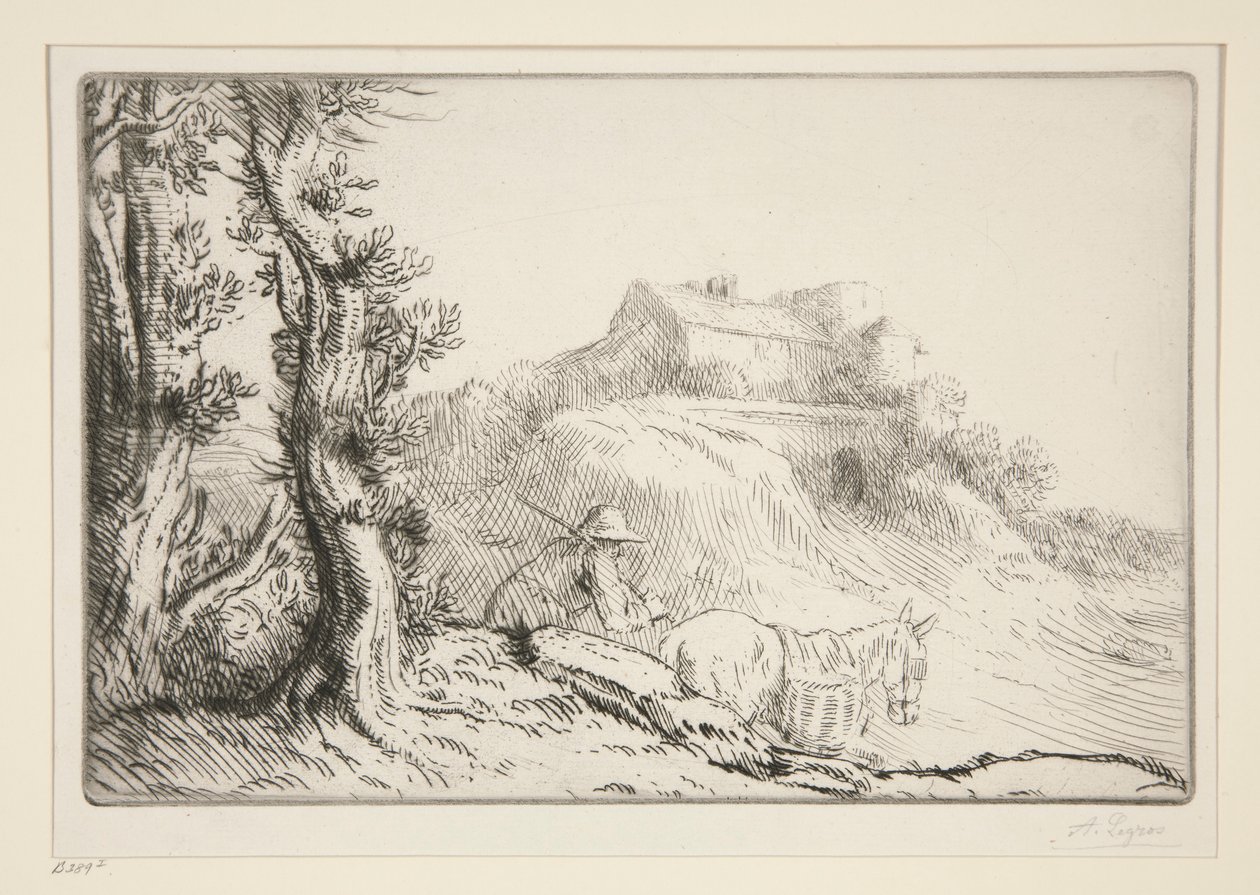 山上的农场 作者 阿方斯·莱格罗斯（Alphonse Legros）