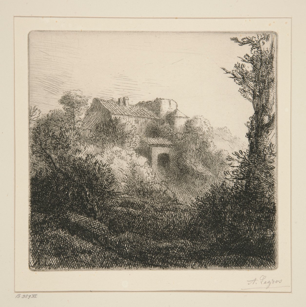 山上的农场 作者 阿方斯·莱格罗斯（Alphonse Legros）