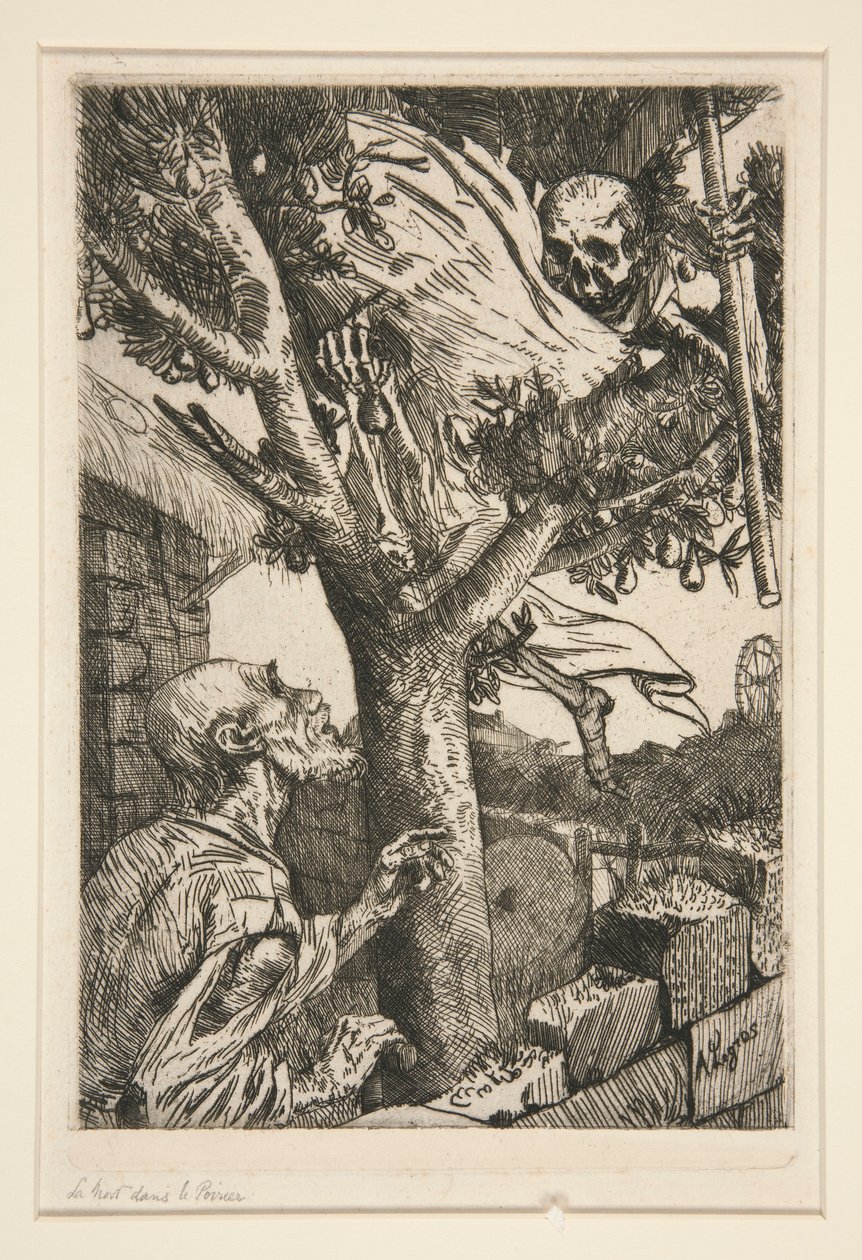 梨树之死 作者 阿方斯·莱格罗斯（Alphonse Legros）