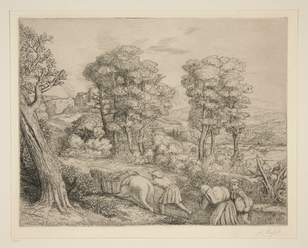 返回农场 作者 阿方斯·莱格罗斯（Alphonse Legros）