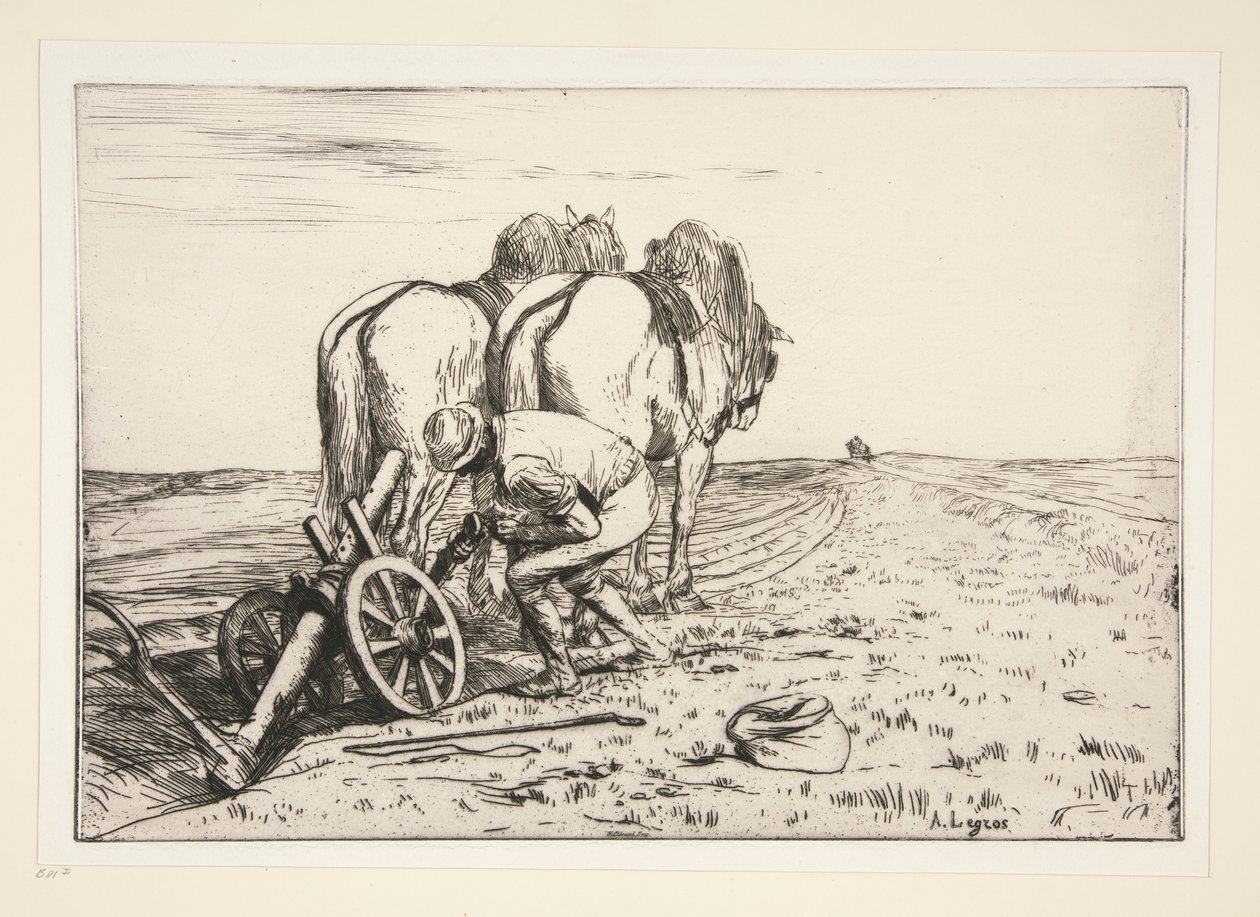 犁头 作者 阿方斯·莱格罗斯（Alphonse Legros）