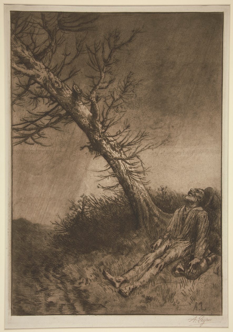 流浪者之死 作者 阿方斯·莱格罗斯（Alphonse Legros）