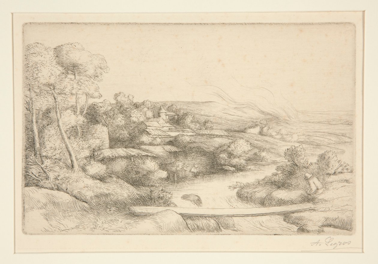 人行天桥 作者 阿方斯·莱格罗斯（Alphonse Legros）
