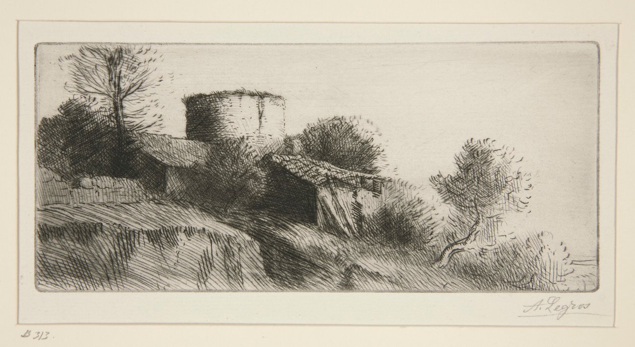 鸽子塔 作者 阿方斯·莱格罗斯（Alphonse Legros）