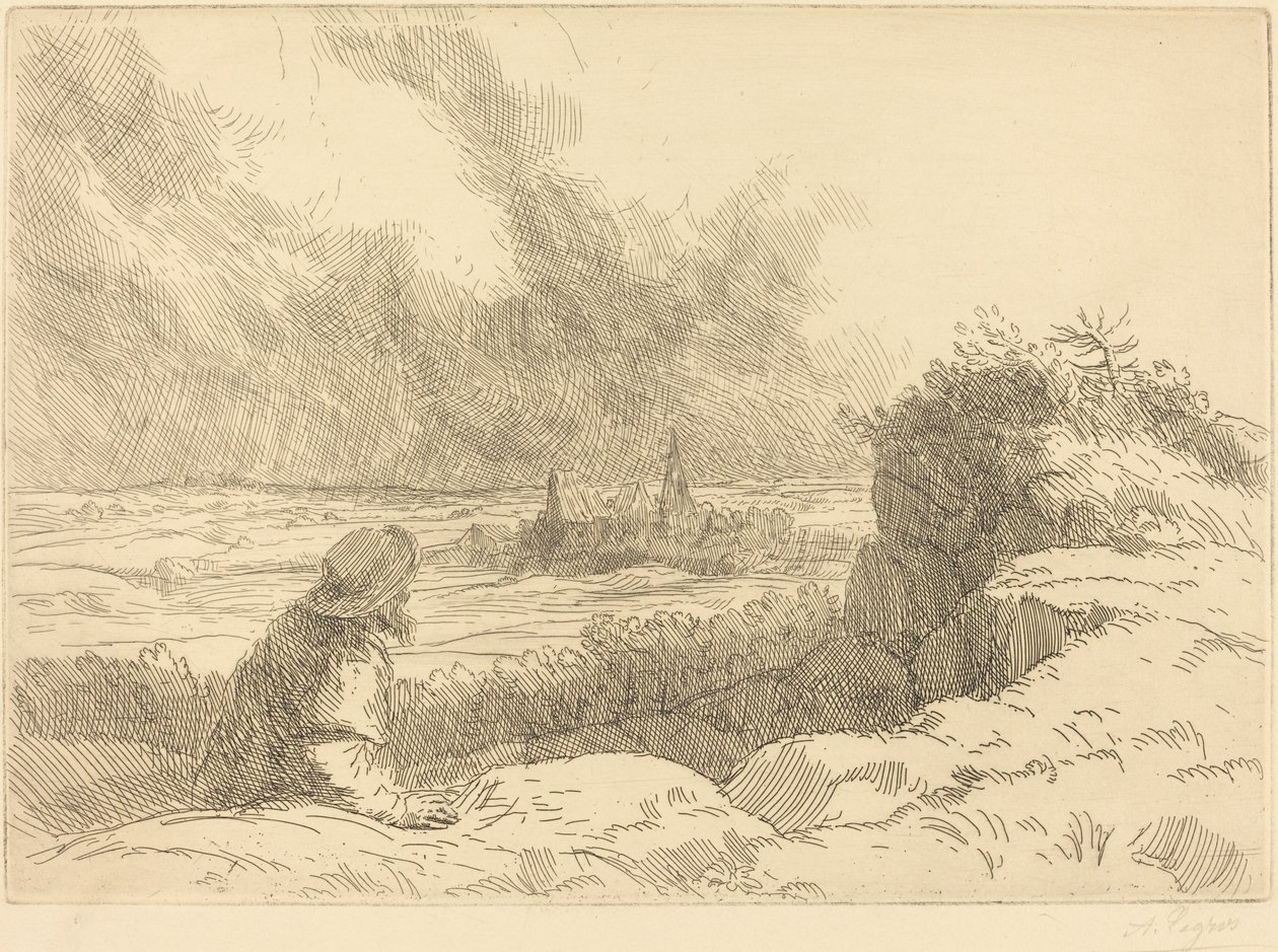 景观 作者 阿方斯·莱格罗斯（Alphonse Legros）