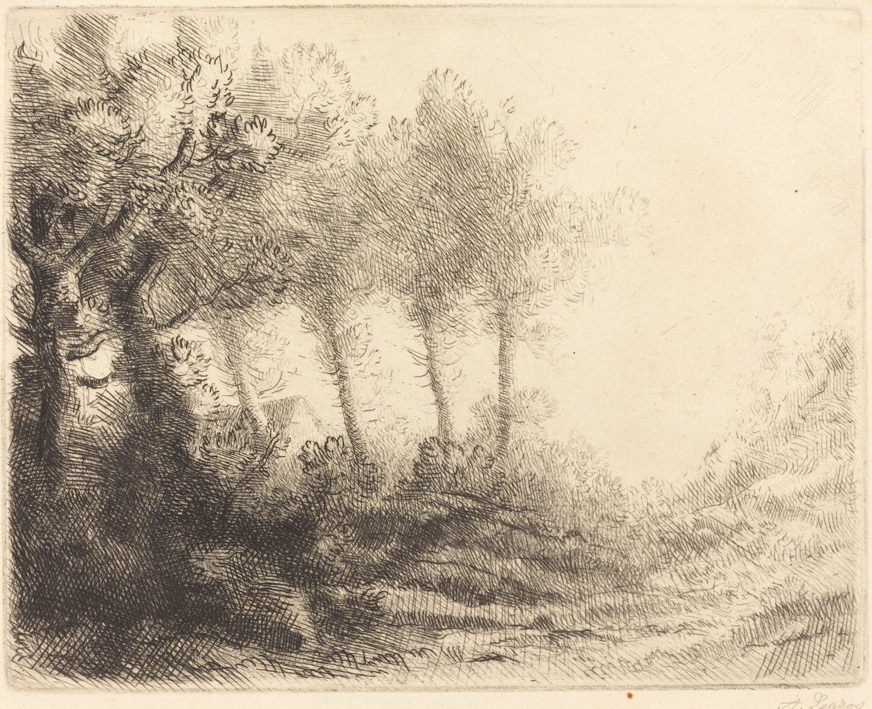 景观 作者 阿方斯·莱格罗斯（Alphonse Legros）