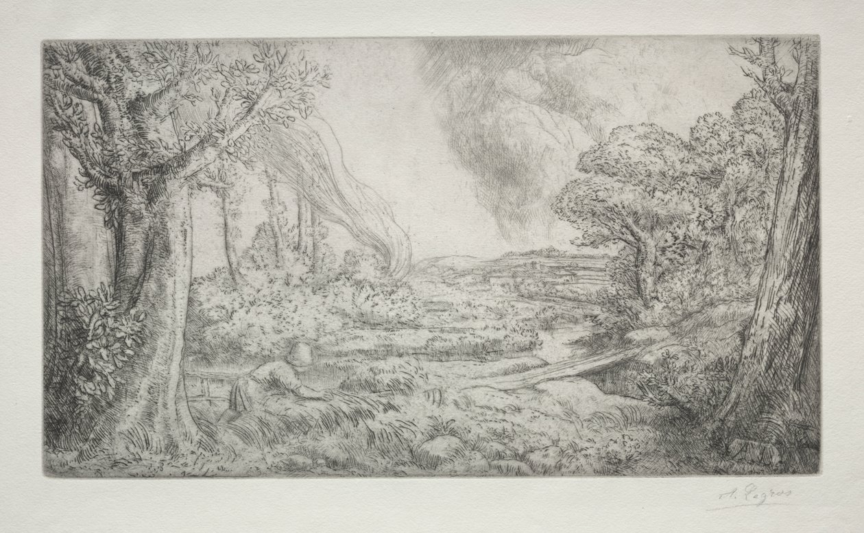 景观 作者 阿方斯·莱格罗斯（Alphonse Legros）