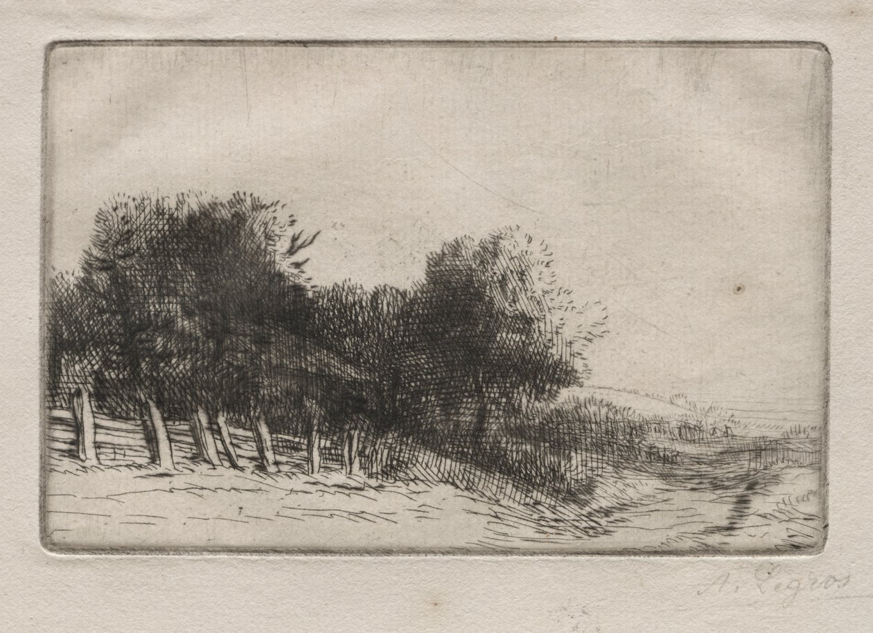 景观（Un Paysage） 作者 阿方斯·莱格罗斯（Alphonse Legros）