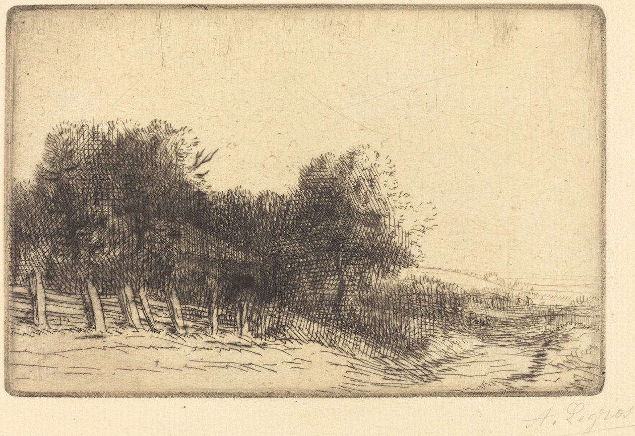 景观 (Un paysage) 作者 阿方斯·莱格罗斯（Alphonse Legros）