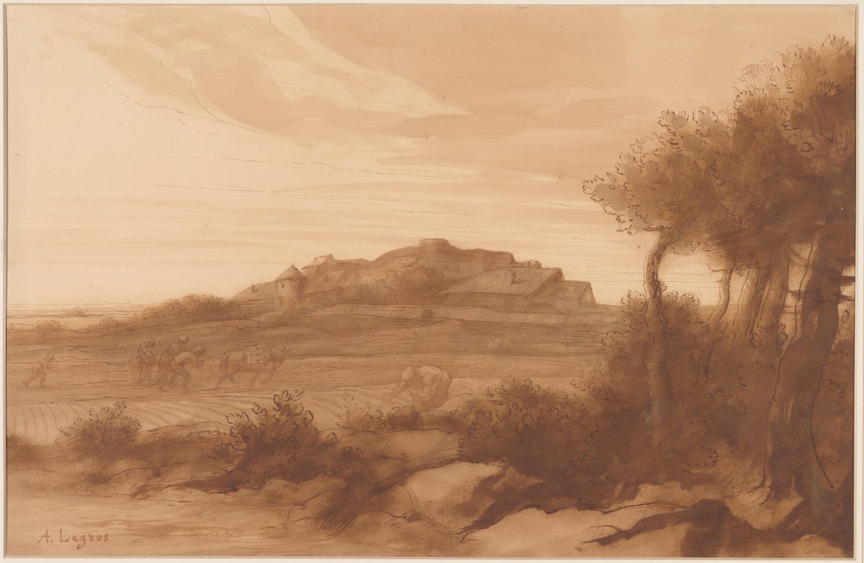 景观 作者 阿方斯·莱格罗斯（Alphonse Legros）