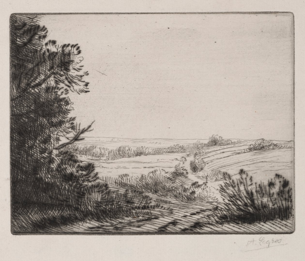 景观 作者 阿方斯·莱格罗斯（Alphonse Legros）
