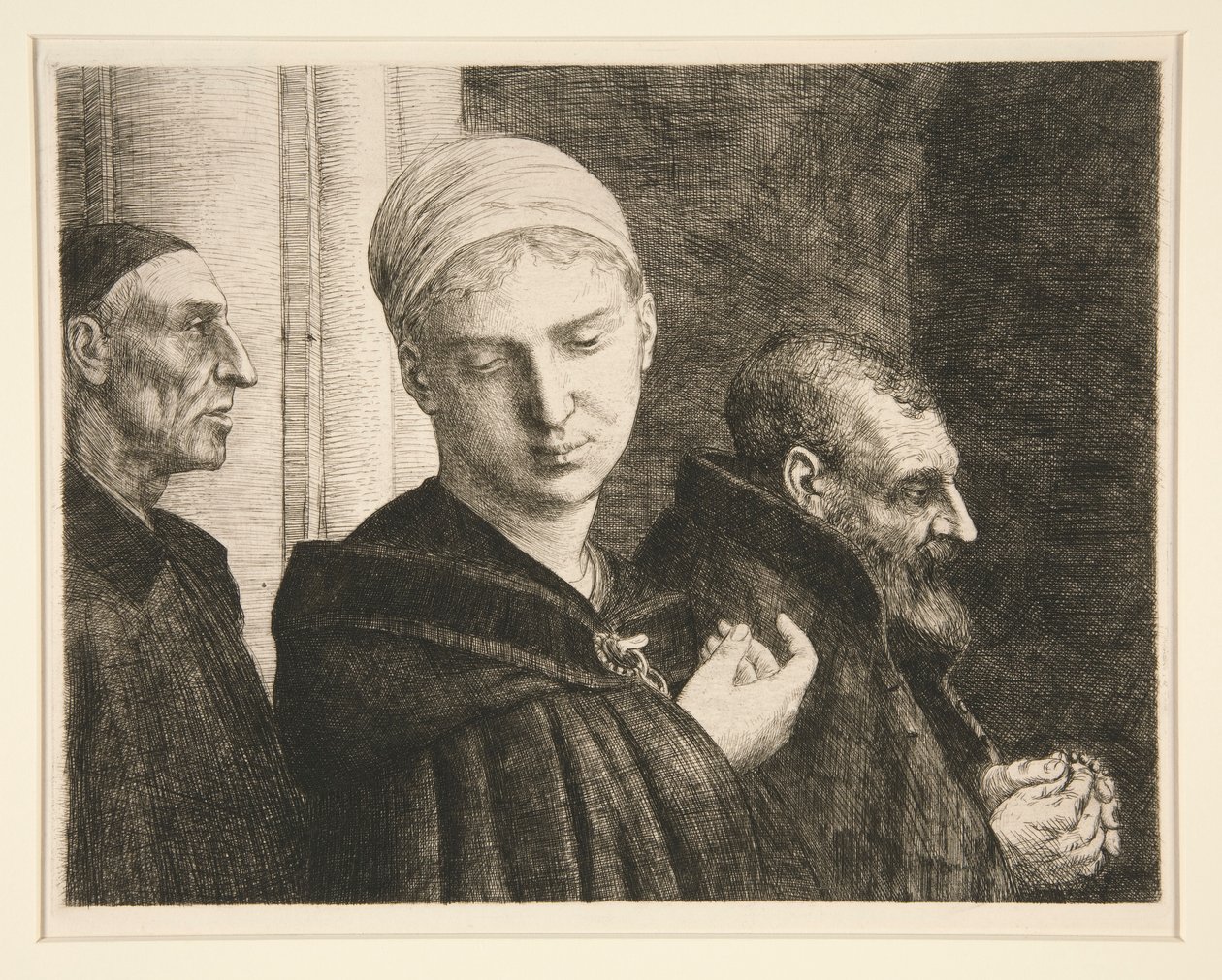洗礼 作者 阿方斯·莱格罗斯（Alphonse Legros）