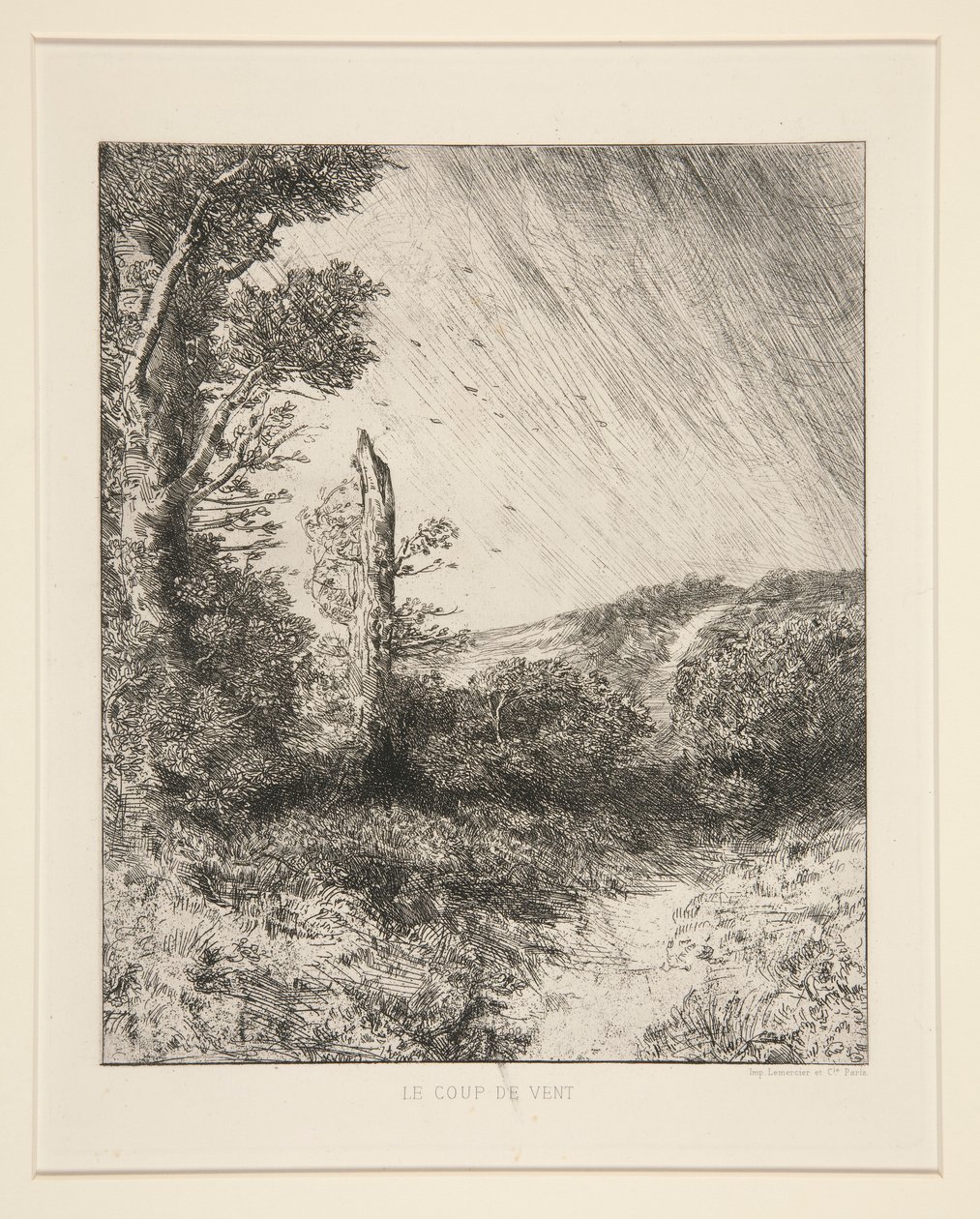 一阵风 作者 阿方斯·莱格罗斯（Alphonse Legros）
