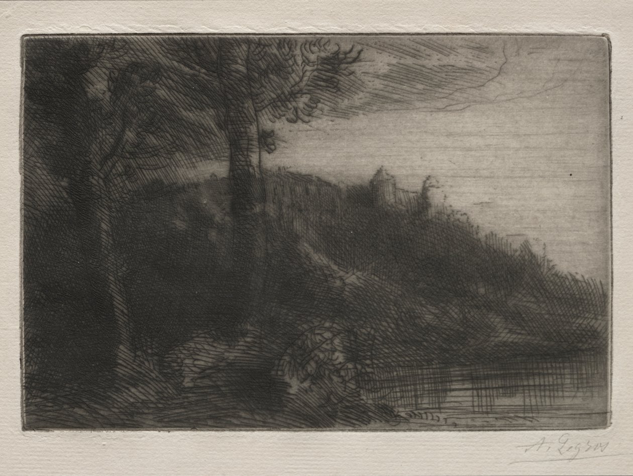 小桥 作者 阿方斯·莱格罗斯（Alphonse Legros）