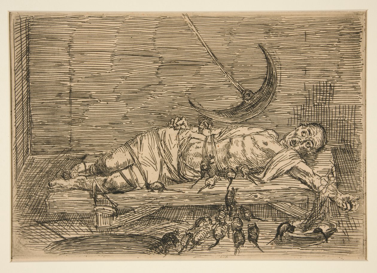 Le Puits et le Pendule, No 1（《坑与摆》，第 1 号） 作者 阿方斯·莱格罗斯（Alphonse Legros）