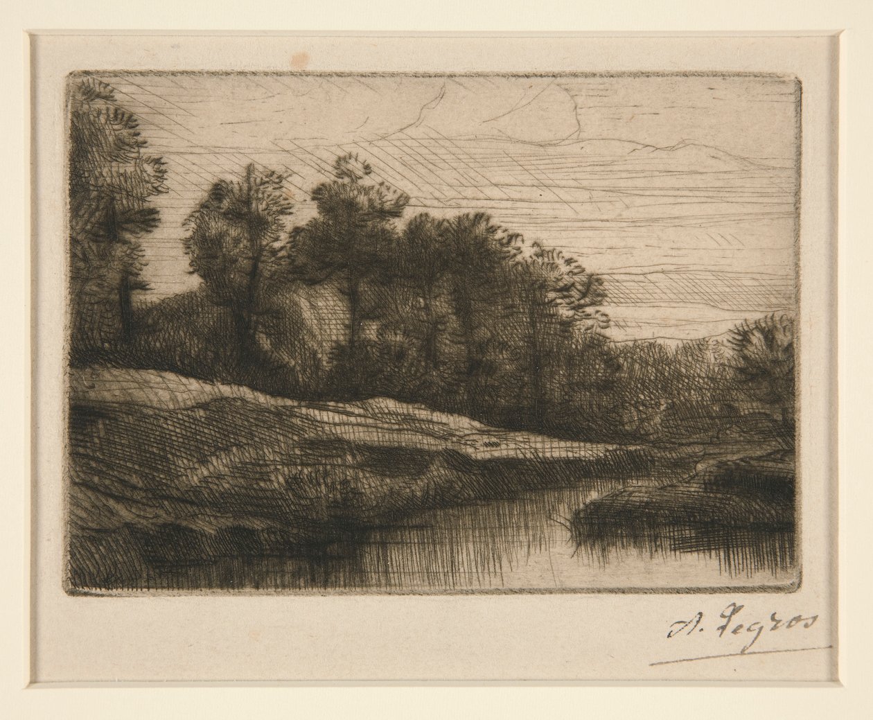 Le Soir (Coucher de Soleil)（晚霞） 作者 阿方斯·莱格罗斯（Alphonse Legros）