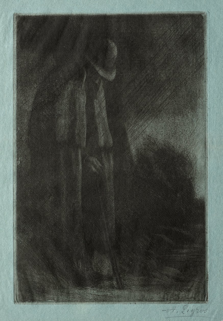 l&39;Abri的旅行者。 作者 阿方斯·莱格罗斯（Alphonse Legros）