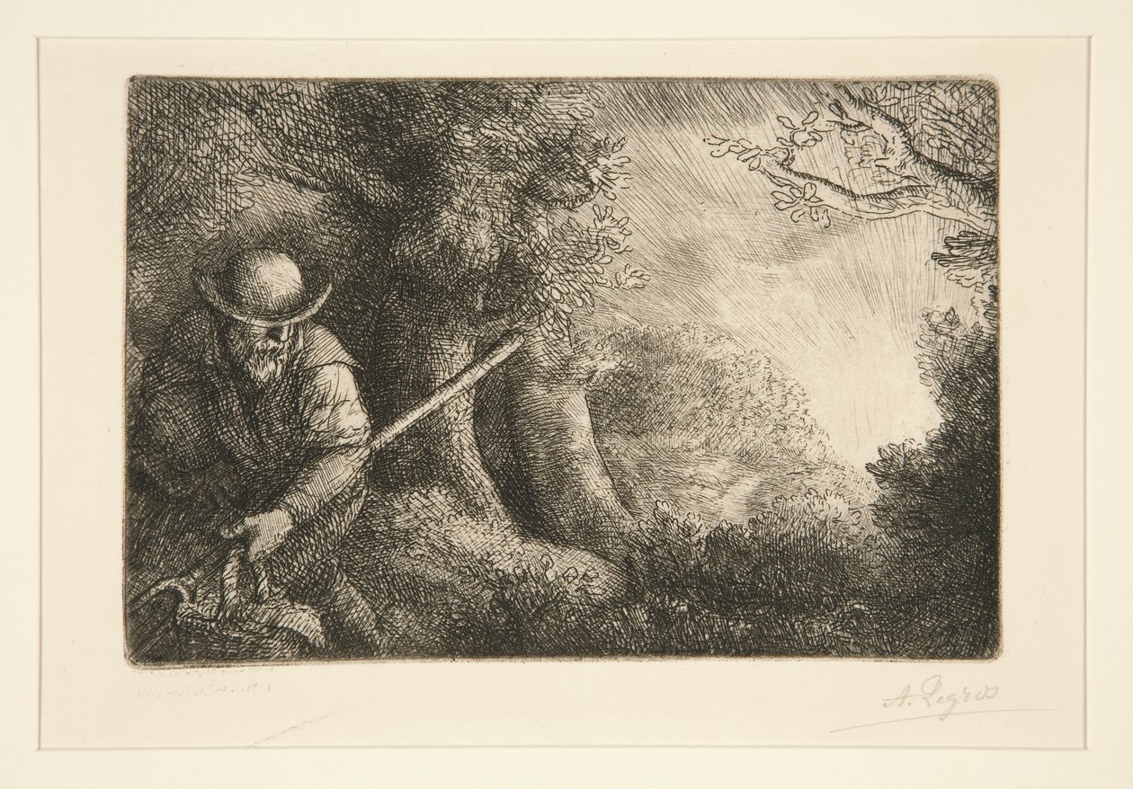 园丁 作者 阿方斯·莱格罗斯（Alphonse Legros）