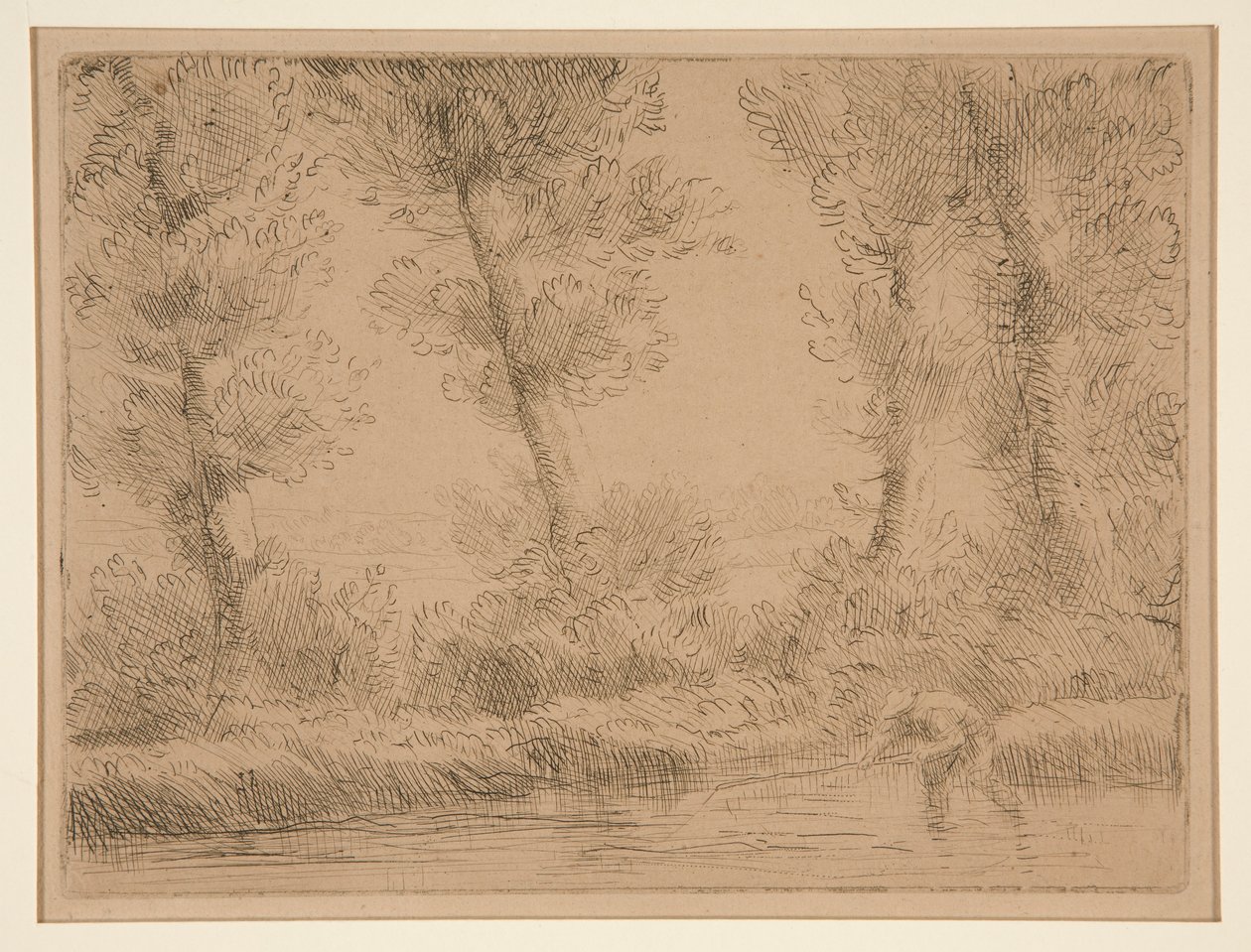 涟漪河岸 作者 阿方斯·莱格罗斯（Alphonse Legros）