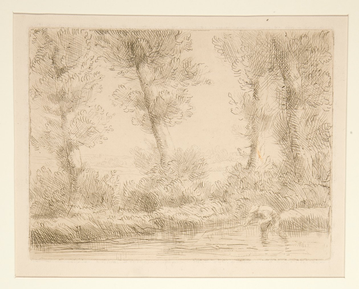 涟漪河岸 作者 阿方斯·莱格罗斯（Alphonse Legros）