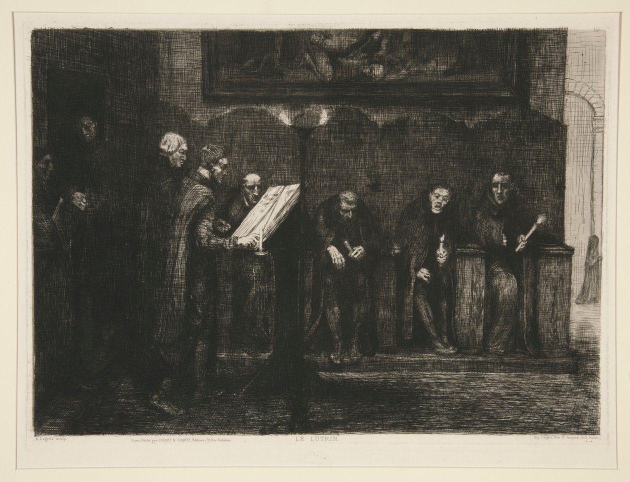 Les chantres espagnols, or Le lutrin (The Spanish Cantors, or The Lectern) 作者 阿方斯·莱格罗斯（Alphonse Legros）