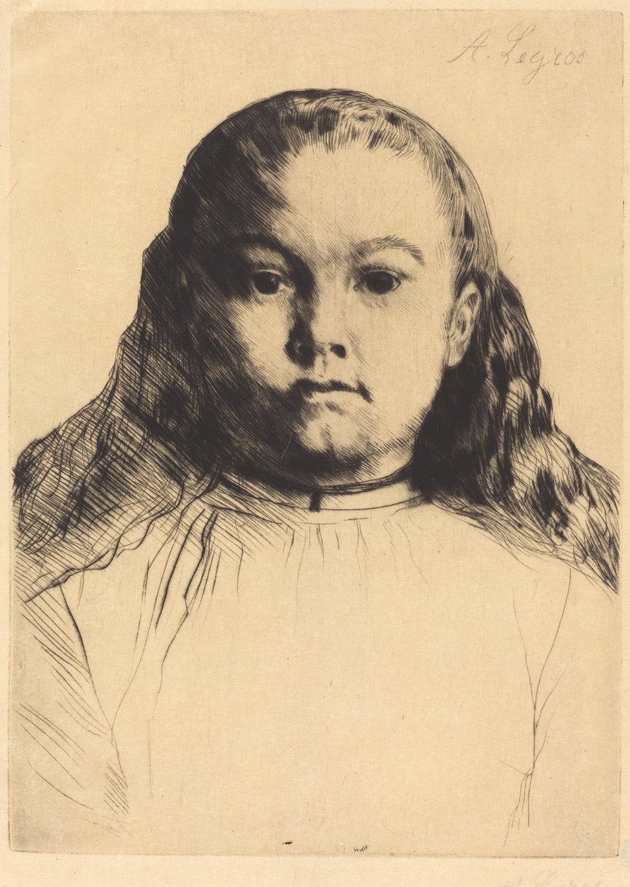 小玛丽 La petite Marie. 作者 阿方斯·莱格罗斯（Alphonse Legros）