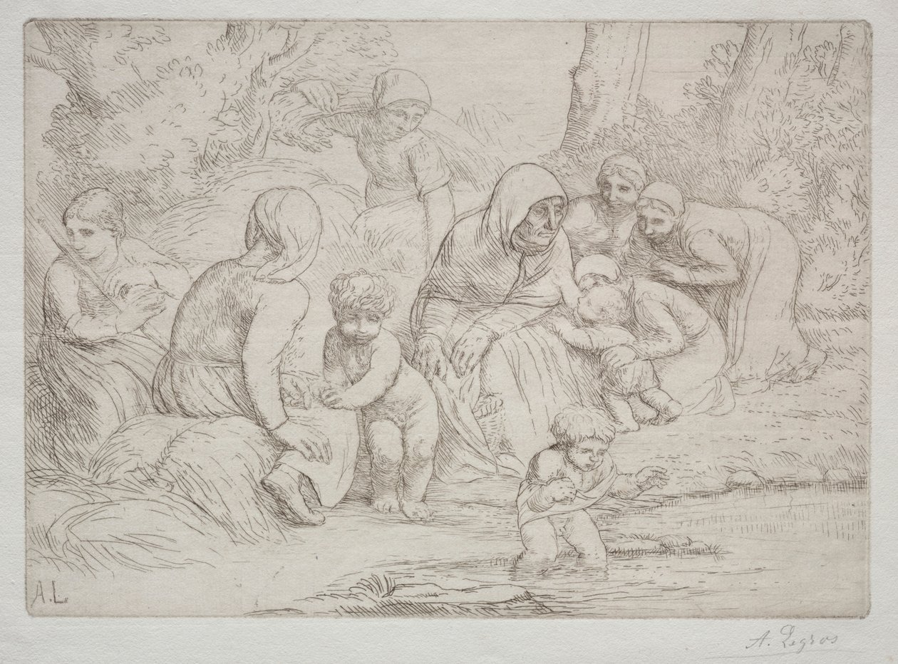 勒特。 作者 阿方斯·莱格罗斯（Alphonse Legros）