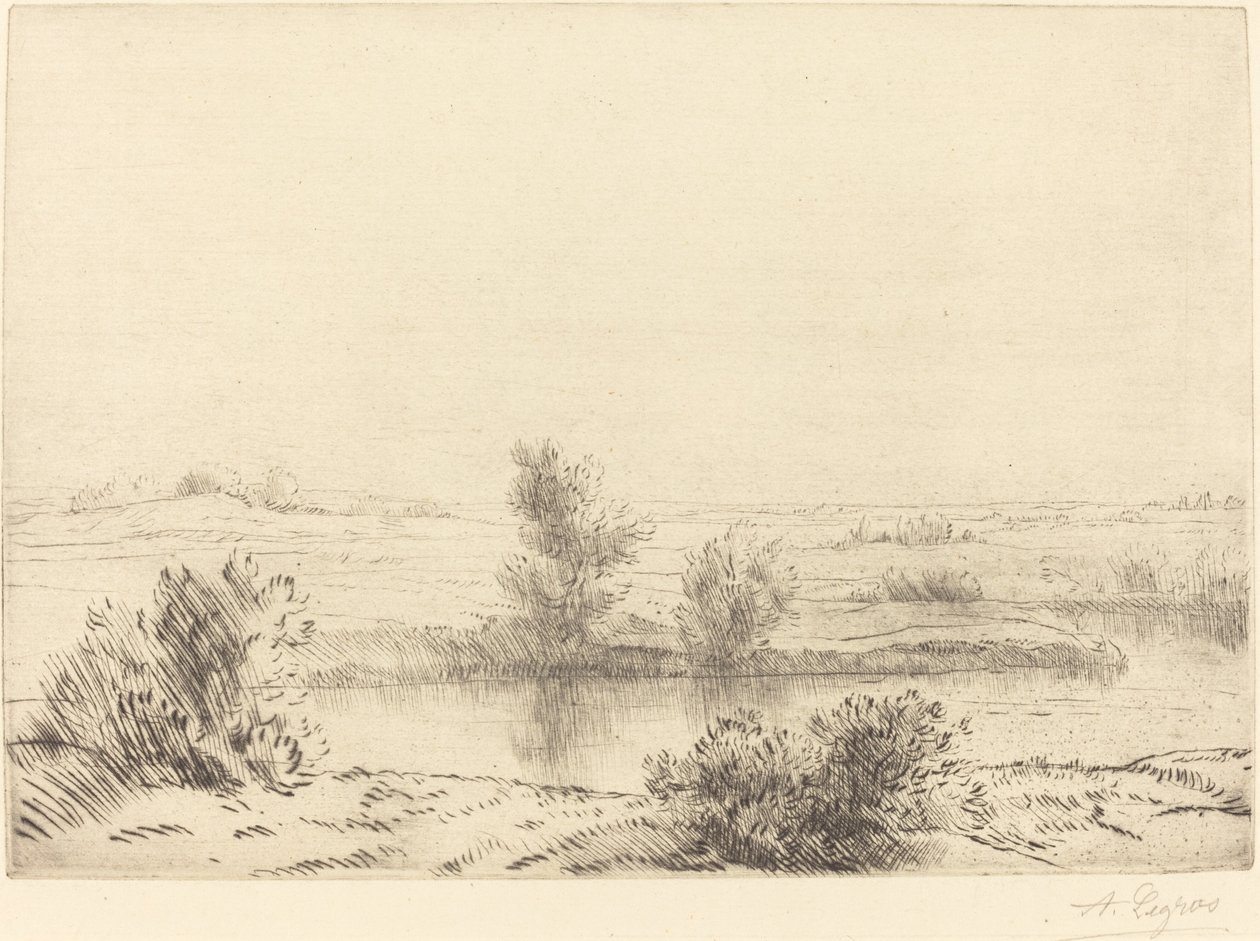 沼泽 (Les marais) 作者 阿方斯·莱格罗斯（Alphonse Legros）
