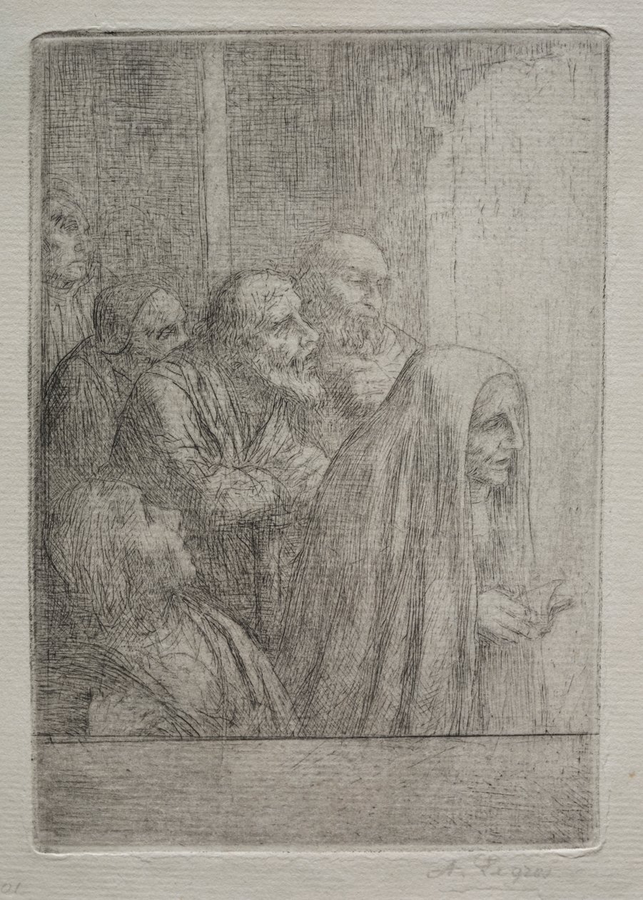 午夜弥撒 作者 阿方斯·莱格罗斯（Alphonse Legros）