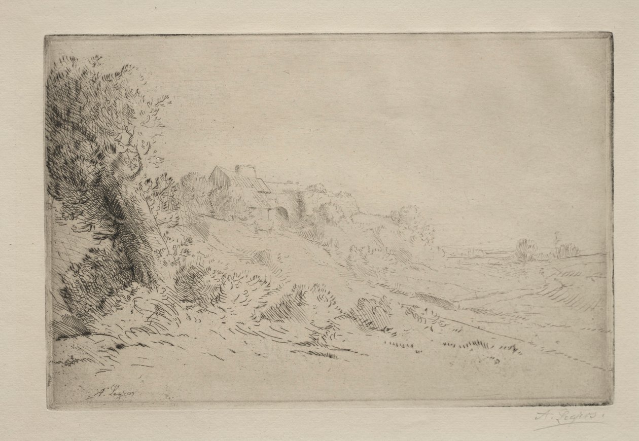 我的农场。 作者 阿方斯·莱格罗斯（Alphonse Legros）