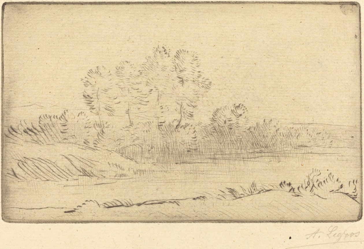 近Nordkerque 近Nordkerque。 作者 阿方斯·莱格罗斯（Alphonse Legros）