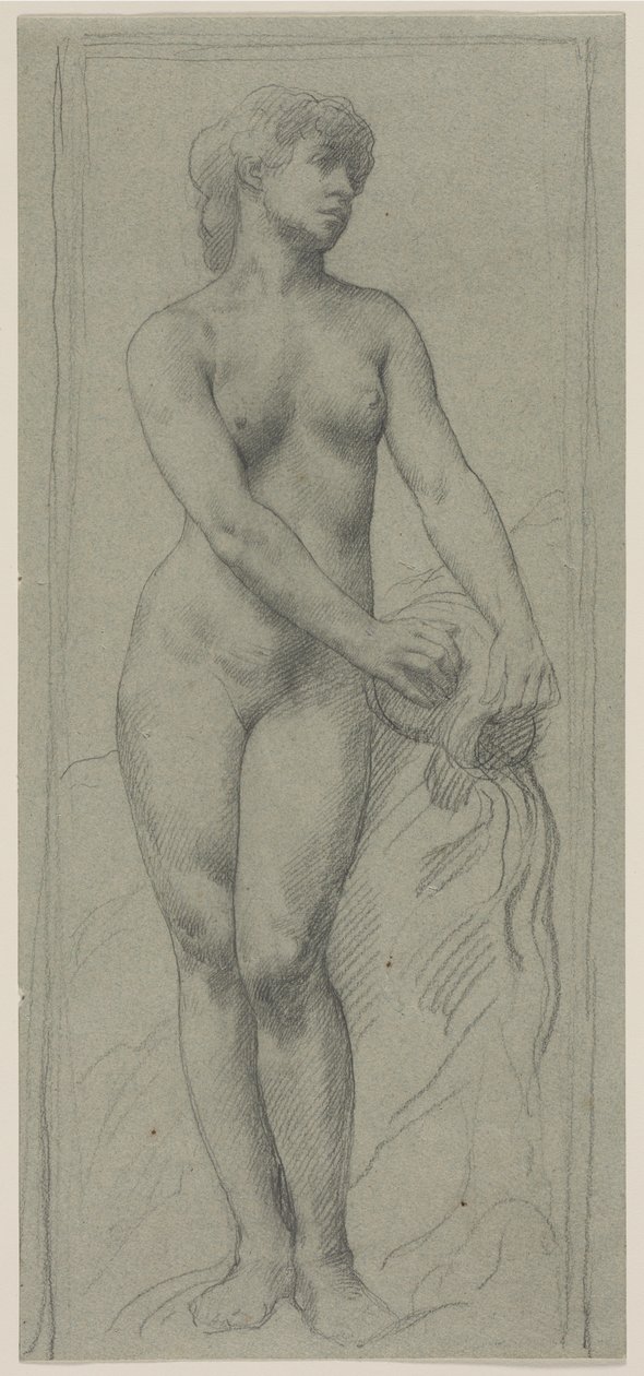 裸体女人。 作者 阿方斯·莱格罗斯（Alphonse Legros）
