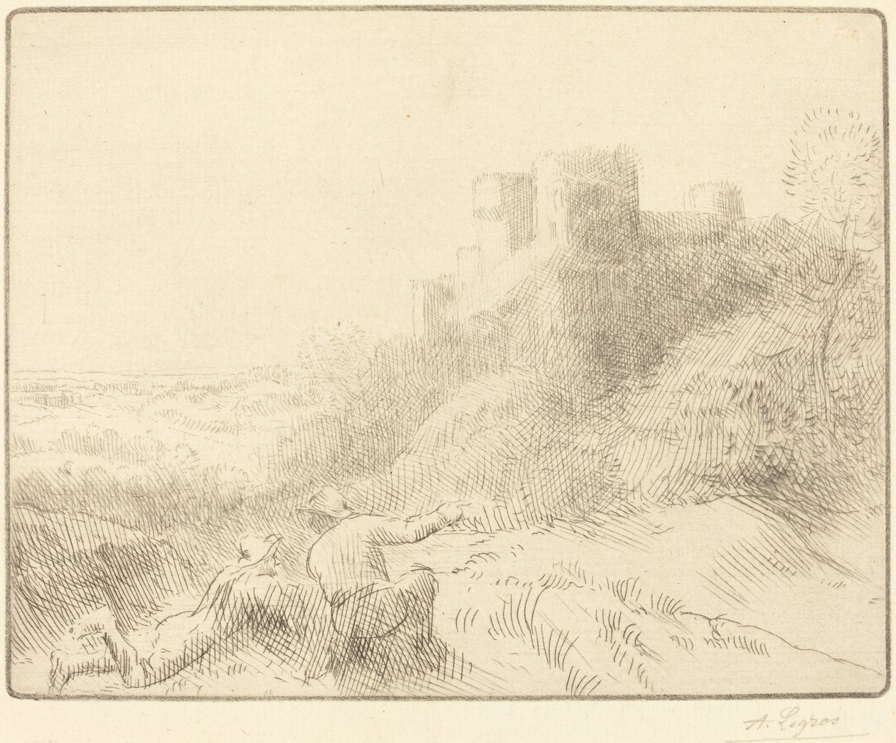 老城堡 作者 阿方斯·莱格罗斯（Alphonse Legros）