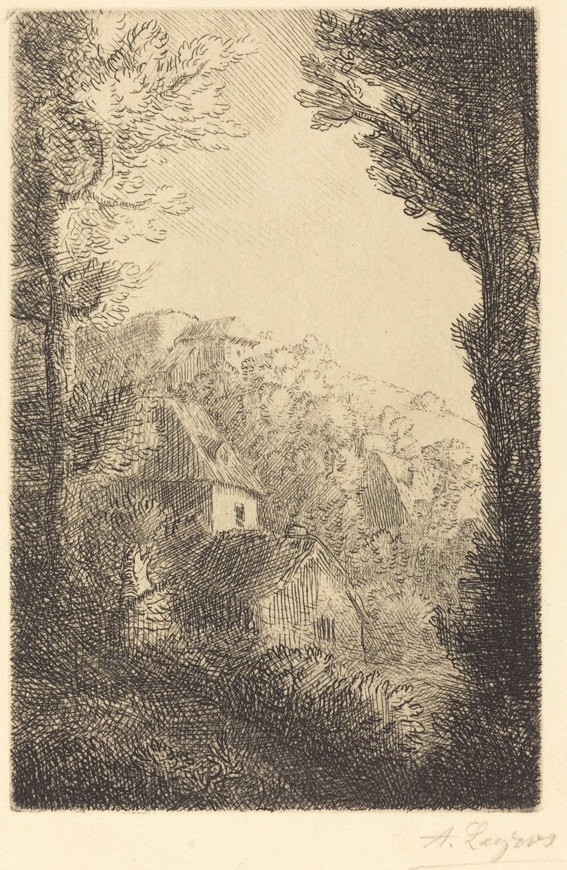古堡 作者 阿方斯·莱格罗斯（Alphonse Legros）