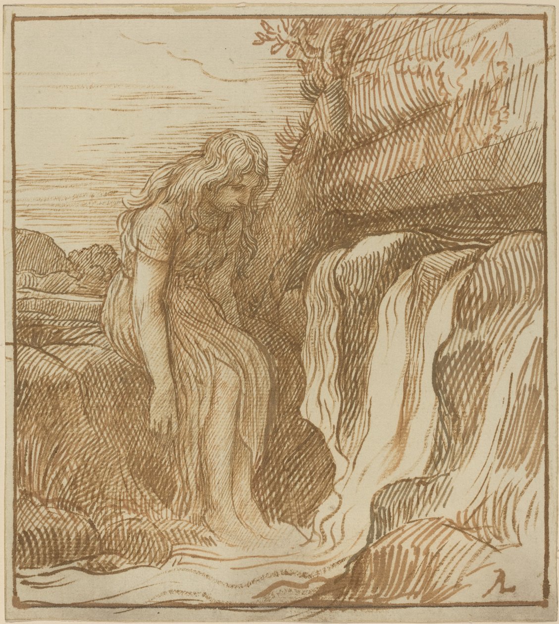 源头的农民 作者 阿方斯·莱格罗斯（Alphonse Legros）