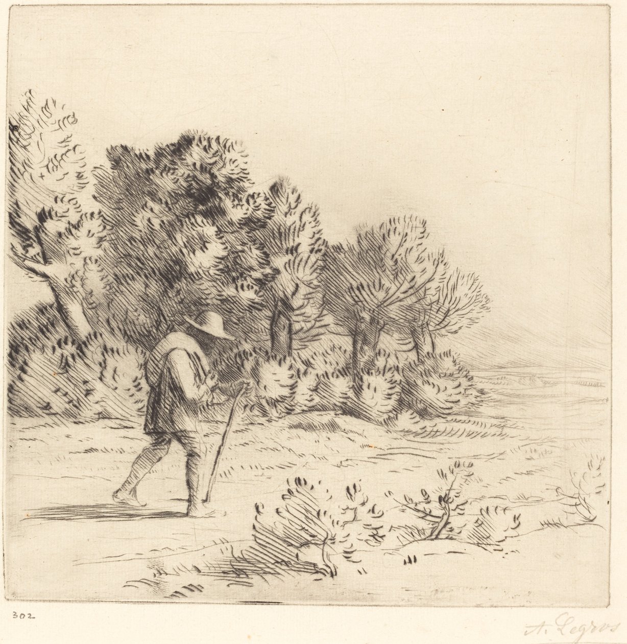 小贩(Le colporteur) 作者 阿方斯·莱格罗斯（Alphonse Legros）