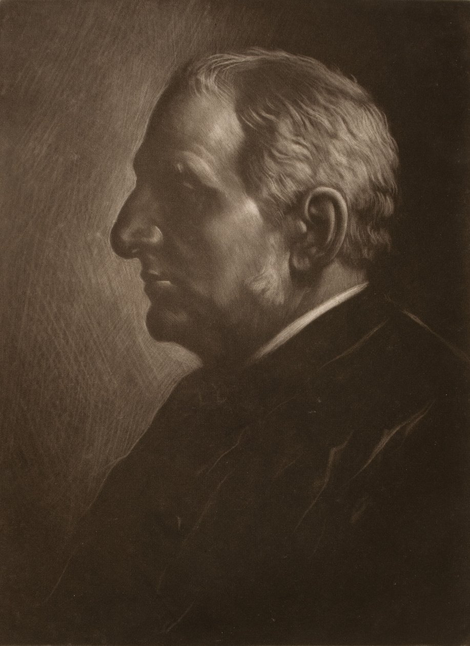弗朗西斯-西摩-海登爵士肖像 作者 阿方斯·莱格罗斯（Alphonse Legros）