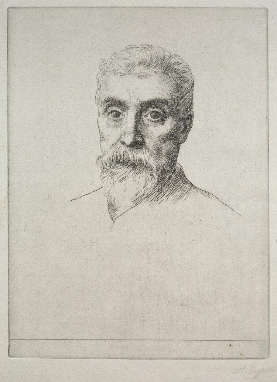 马克西姆爵士肖像 作者 阿方斯·莱格罗斯（Alphonse Legros）