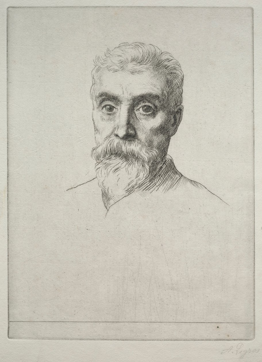 Hiram S. Maxim爵士的肖像。 作者 阿方斯·莱格罗斯（Alphonse Legros）