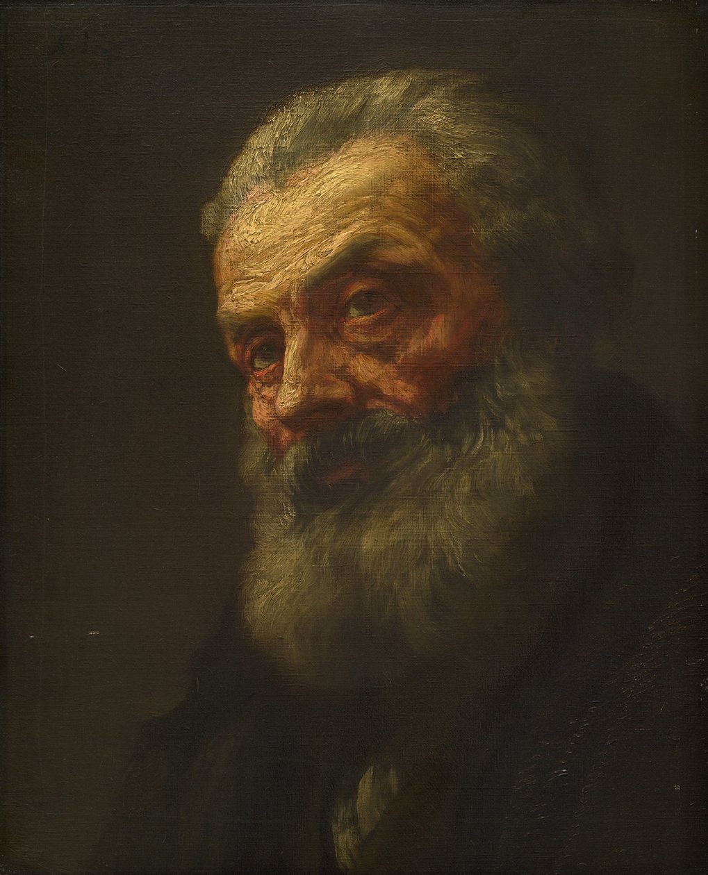 一个老人的画像 作者 阿方斯·莱格罗斯（Alphonse Legros）