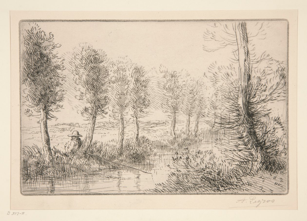 Pres du Moulin 作者 阿方斯·莱格罗斯（Alphonse Legros）