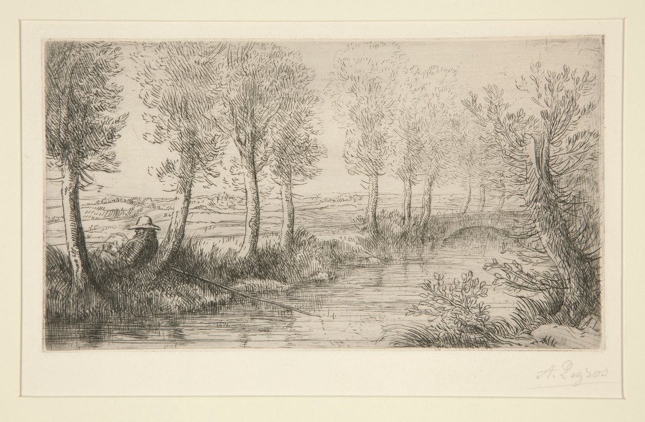 磨坊附近 作者 阿方斯·莱格罗斯（Alphonse Legros）