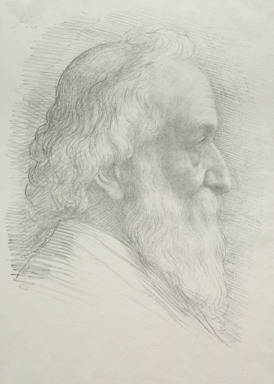 自画像（第 10 版） 作者 阿方斯·莱格罗斯（Alphonse Legros）
