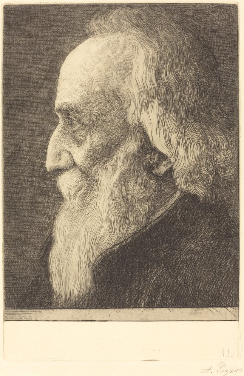 自画像》，第13版 作者 阿方斯·莱格罗斯（Alphonse Legros）
