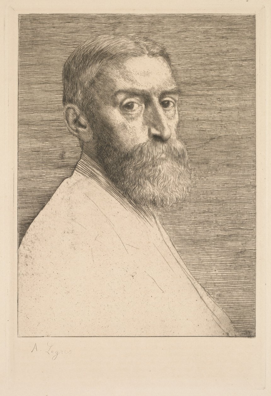 爱德华·波因特爵士，1877年。 作者 阿方斯·莱格罗斯（Alphonse Legros）